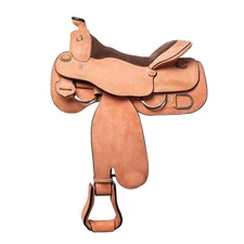 Premium Genuine Leather Western Brown Saddle for Horse Available Multiple Sizes