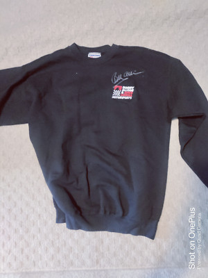Bobby Allison Autographed sweatshirt  Dave Carroll Motorsports size L