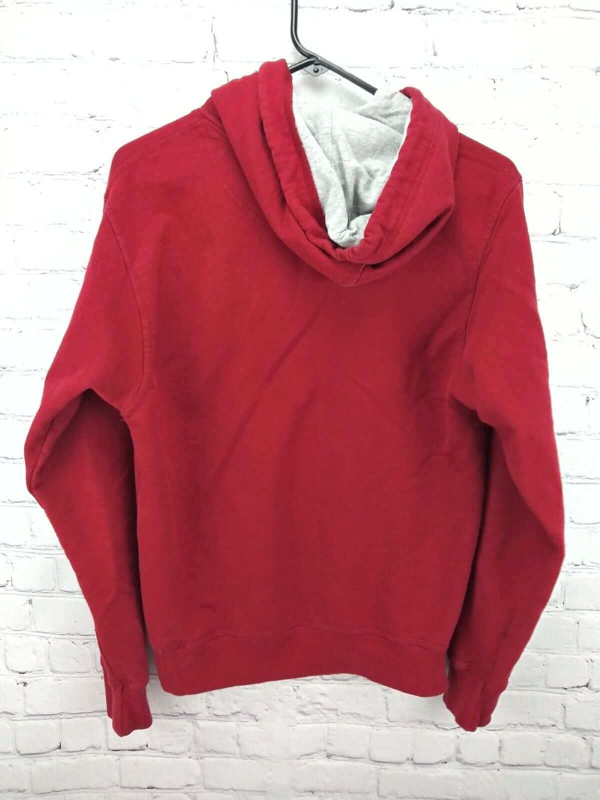 Champion Mens Small Pullover Hoodie Red Big Spell… - image 3