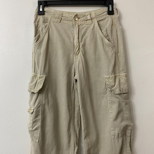 Zara Cargo Hose Y2K Wandern Gorpcore Outdoor Beige Gr. 0 - Bild 7 von 10