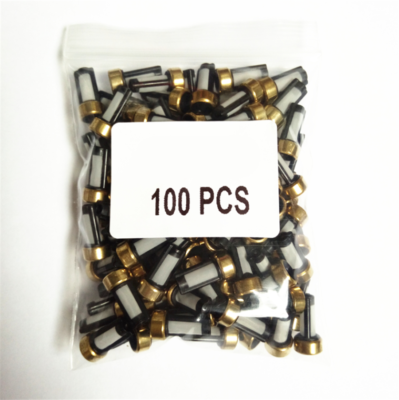 100-Pack Fuel Injector Micro Basket Filter Kit – 6x3x12mm For Injector Repair
