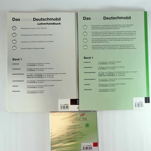 DES Neue DEUTSHMOBIL Hehrwerk fur Kinder Arbeitsbuch Lehrerhandbuch Books and CD - Picture 3 of 11