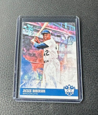 2018 Panini Diamond Kings Jackie Robinson Photo Variation Batting Stance SP