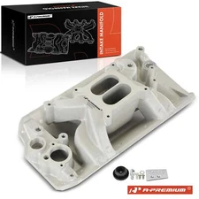 A-Premium Small Block Air Gap Dual Plane Intake Manifold for AMC Jeep V8 GAS 304