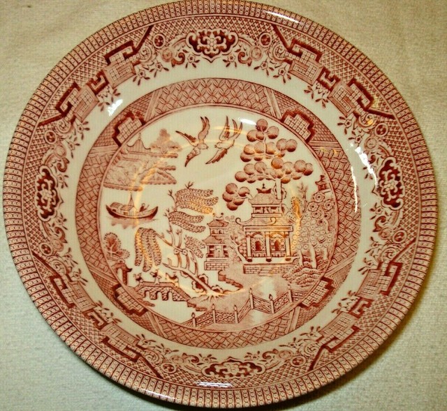 6" Royal Wessex Made in England Red Rose Willow Soup Bowl eBay