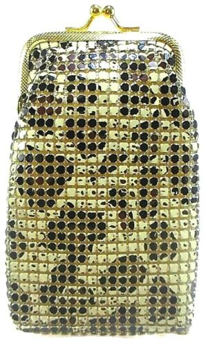 Leopard Animal Print Clutch Handtasche Metall Mesh Clutch mit Kette für Damen - Bild 38 von 68