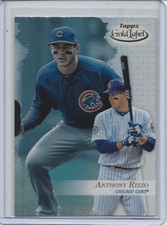 2017 Topps Gold Label Baseball Anthony Rizzo Base Class 1 Card #40