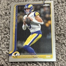 2025 Topps Chrome Football - Matthew Stafford #169 Rams Topps Buy Back