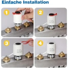 Electric Valve Actuator Underfloor Actuator Easy Install Energy Efficient