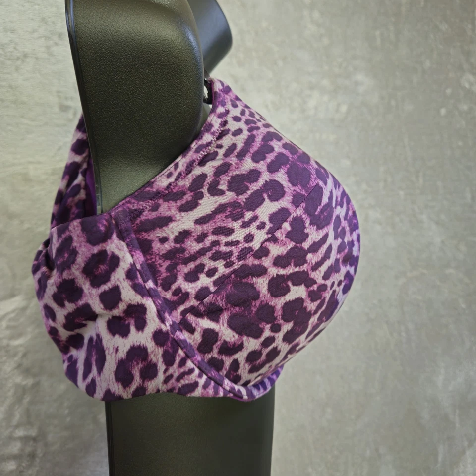 Torrid Curve Lined Underwire Bras 40DD Animal Print 360 Back Smoothing Lot of 2 - Image 4 of 4