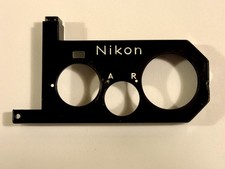 Vintage Black Nikon F Top Plate Right Side.