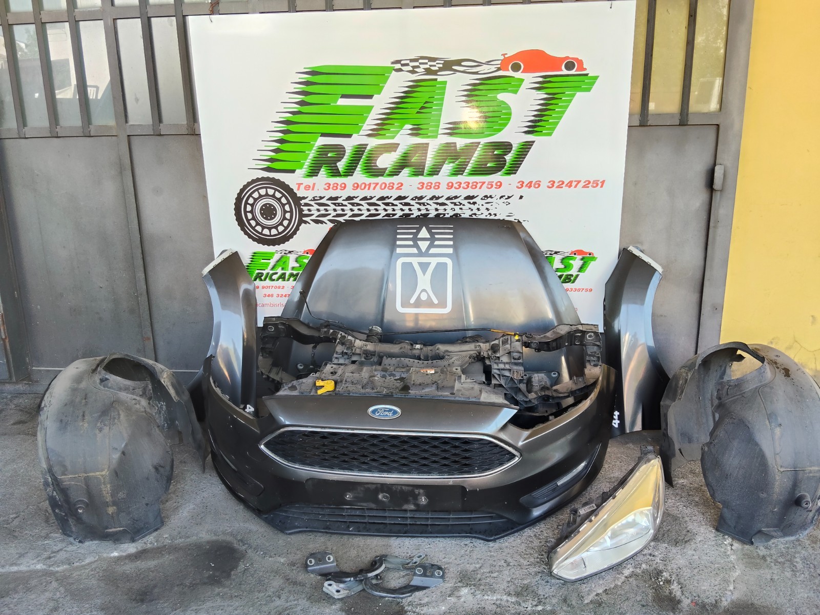 MUSATA FRONTALE ANTERIORE FORD FOCUS III 1.5 TDCI XWDE 88 KW 2016 (NO FARO DX)