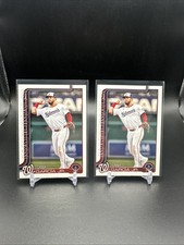 2025 Topps Series 1 #9 Luis Garcia, Jr. Washington Nationals Baseball (2) Cards