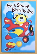 "For A Special Birthday Boy" Large Format Greeting Card 5.5x8.0"(+ Envelope)