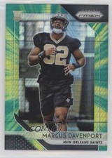 2018 Panini Prizm Rookie Hyper Prizm 15/275 Marcus Davenport #246 fm0