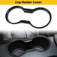 Cup Holder Cover Frame Carbon Fiber Interior Accessories Trim For Mustang Exd Cup Holder Cover Frame Carbon Fiber Interior Accessories Trim For Mustang Exd