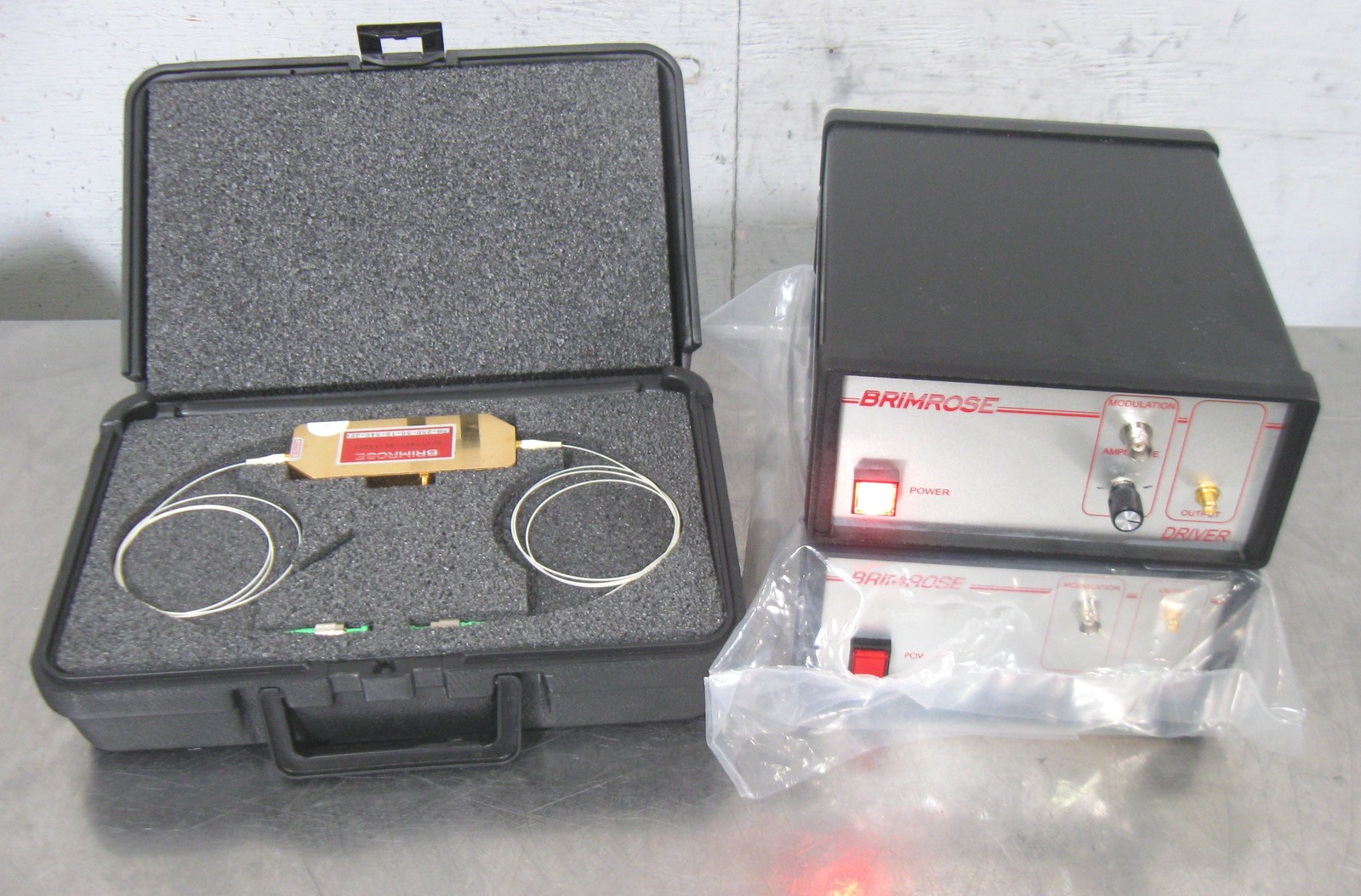 C204375 Brimrose FFA-250-B2 Acousto-Optic Driver TEM-250-50-10-540-2FP Modulator