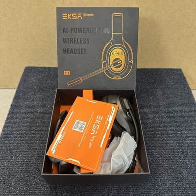 Eksa H1 Noise Cancelling Trucker Bluetooth Headset with Microphone Wireless 