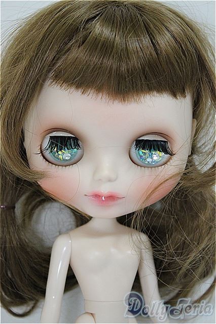 Custom Neo Blythe Doll A-25-07-09-353-Ny-Za Preowned Collectible