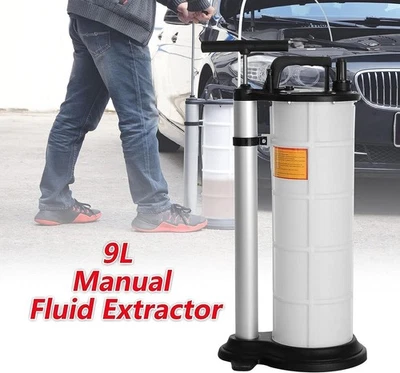 9L Manual Vacuum Oil Pump Fluid Extractor Suction Pump for Oil Fuel Brake Fluid