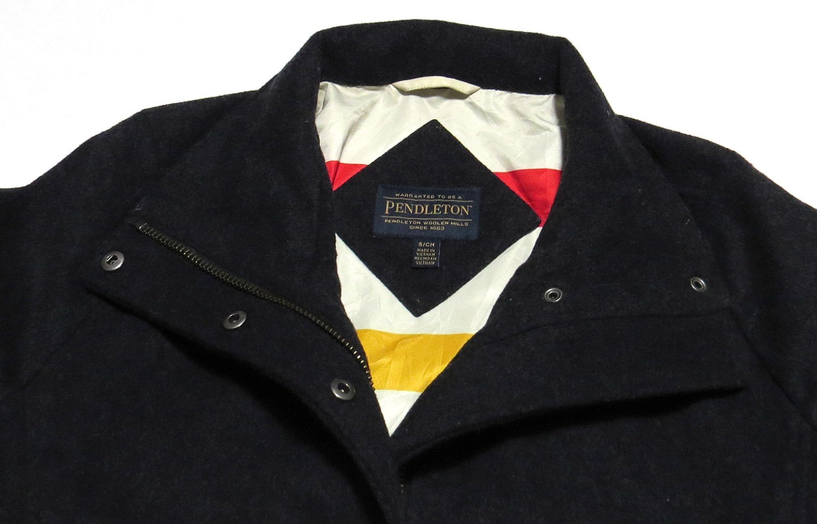 Pendleton CHARCOAL GRAY Cascade Wool Campbell Coa… - image 10