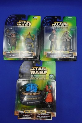 Star Wars The Power Of The Force - 3er Set Max Rebo Band Paare Karton Figuren