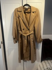 Vero Moda Beige Longline Belted Trench Coat Medium