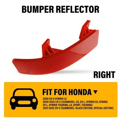 Rear Right Passenger For 20-22 Honda CRV CR-V Reflector Bumper Light Marker EXR