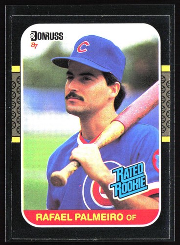 Rafael Palmeiro #43 1987 Donruss card