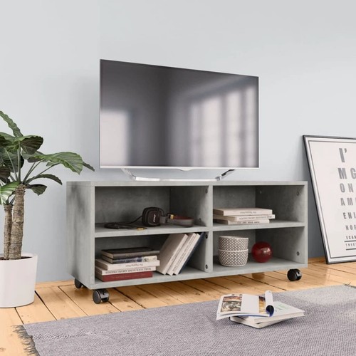 Mobile TV moderno con ruote bloccabili espositore porta tv legno ingegnerizzato vidaXL - Foto 12 di 26