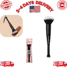 Complexion Duo Makeup Brush for Foundation & Concealer, Vegan Cruelty-Free