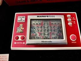 Nintendo Mario's Cement Factory game & watch vintage retro classic toy LCD game