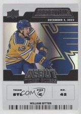 2022-23 Credentials Debut Ticket Access /999 Will Bitten Tier 1 William #115 2d8