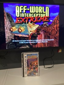 Off-World Interceptor Extreme Sega Saturn CIB Complete TESTED