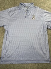 Adidas Climacool Men  s Golf Polo Shirt Light Purple Men  s Size XXL Custom Logo