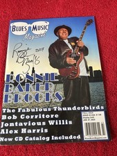 ronnie baker brooks signed BLUES MUSIC MAGAZINE Fall 2024 Issue 43