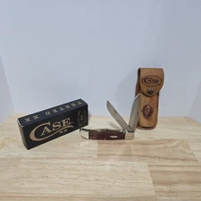 2024 Case XX  6265 SS Folding Hunter W/Sheath Rosewood Handles W/Sheath 00189