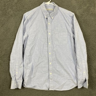 Outerknown Shirt Mens Small Blue The Artist Oxford Career Office Traditional