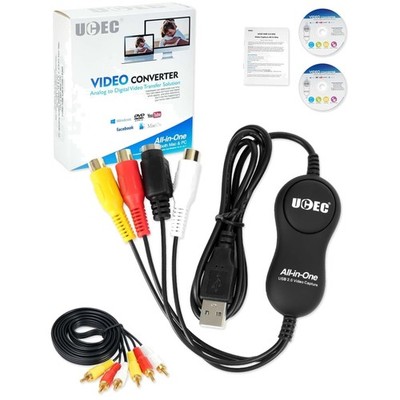 VHS to Digital Converter Kit - USB Video Capture Device
