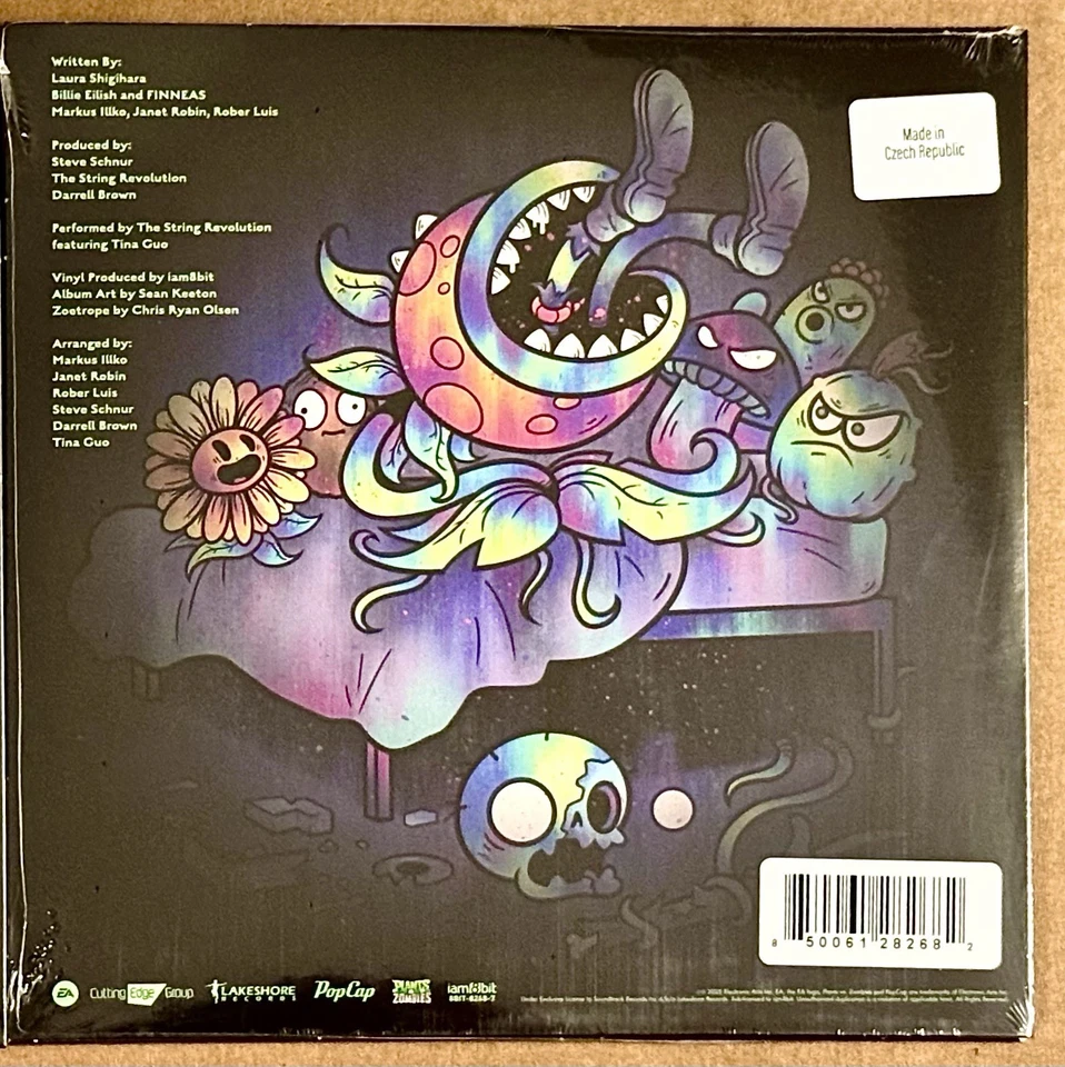 Billie Eilish iam8bit Plants vs Zombies Bad Zombie 7" Vinyl Ltd Press /2000 NEW - Image 2 of 2
