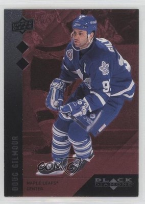 2009-10 Upper Deck Black Diamond Ruby 10/100 Doug Gilmour #105 HOF 0c6