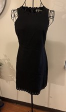  LOFT Black Dress Size 00p In Excellent Condition