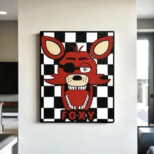 Five Nights at Freddy's Foxy Canvas Wall Decoration Art
