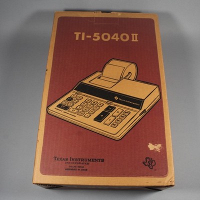 VTG Texas Instruments TI-5140 II Electronic Desktop Printing Calculator w/ Box
