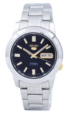 Seiko 5 Automatic Stainless Steel 21 Jewels Day/Date SNKK17K1 30M Mens Watch