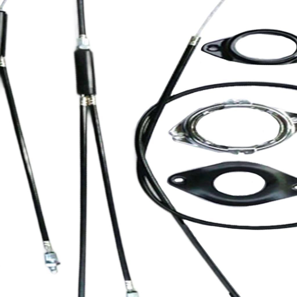 BMX Bike Gyro Bremskabel-Set Vorne & Hinten – Komplett-Kit Mit Spinner Rotor Für 20" Fahrräder