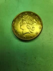 1950's  Gold Filled Liberty Coin Pocket Watch