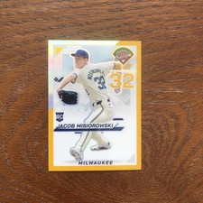 jacob misiorowski 2025 Panini Prospect Edition Optic Gold Holo 3/10 Rookie RC