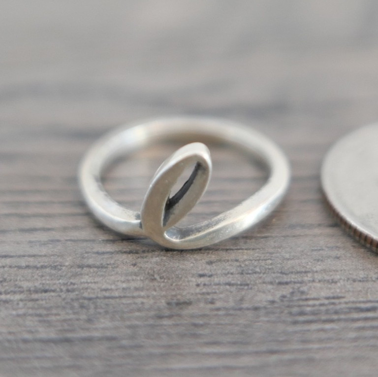 James Avery Script Initial Letter L Ring Size 6.5… - image 1