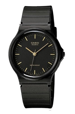 Casio MQ-24-1ELJH Men's Black Gold Quartz Watch Limited Model
